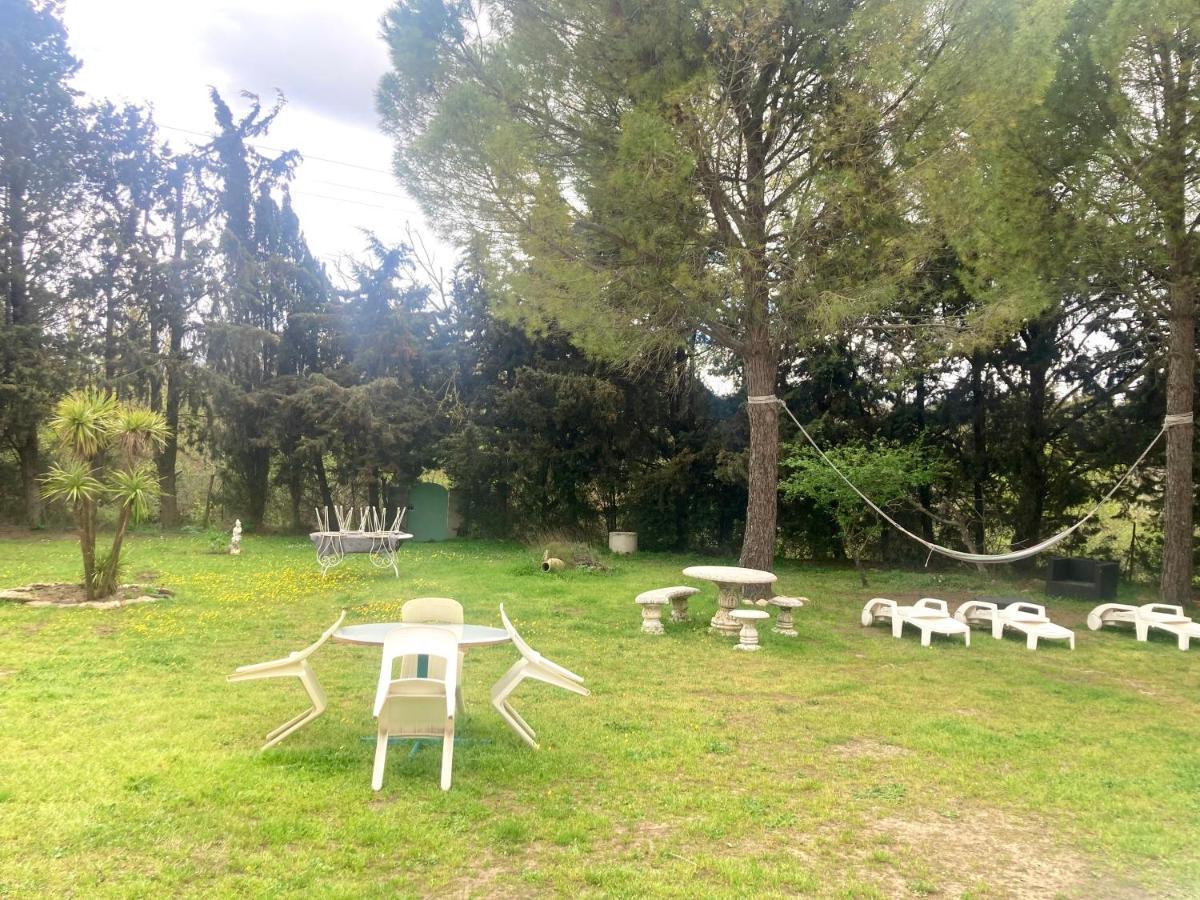 Villa 110m2, 7 pers, Jacuzzi , 3 chambres, terrain clos et arboré 2500m2 Trèbes Esterno foto