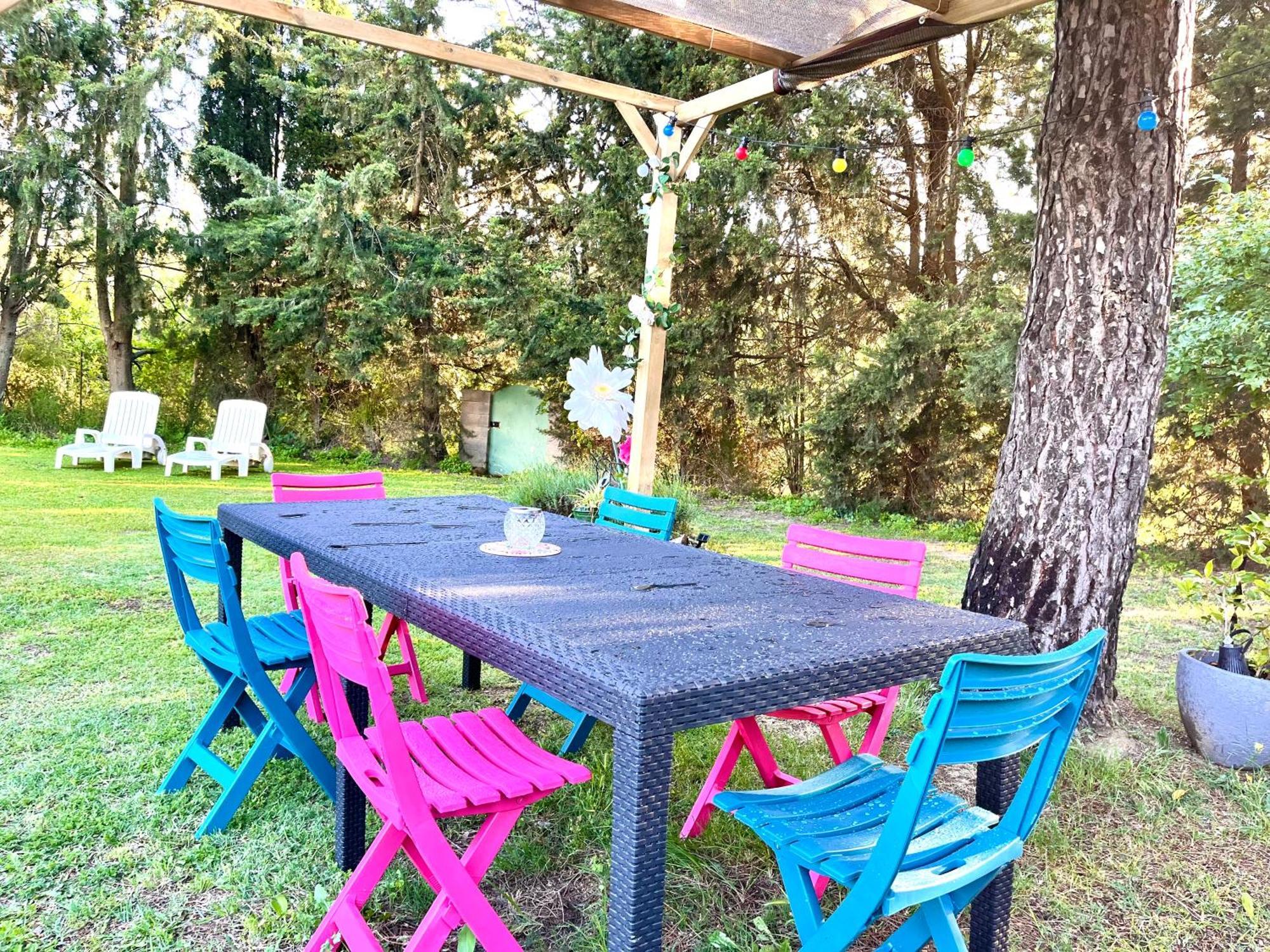 Villa 110m2, 7 pers, Jacuzzi , 3 chambres, terrain clos et arboré 2500m2 Trèbes Esterno foto